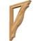 Ekena Millwork Funston Traditional Rough Sawn Bracket, Western Red Cedar, 4"W x 34"D x 46"H BKT04X34X46FST01RWR - alternate 1